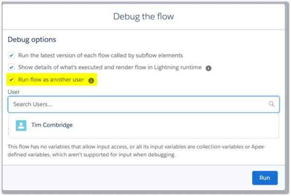 Debug Salesforce Flows