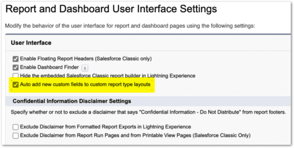 Report on Custom Fields