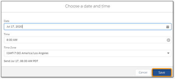 Email Scheduling